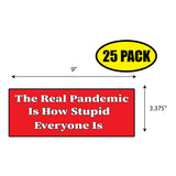 The Real Pandemic Sticker