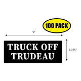 Truck Off Trudeau Sticker