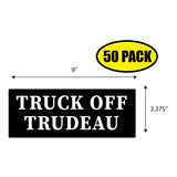 Truck Off Trudeau Sticker