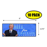 Bill First Lady Sticker