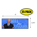 Bill First Lady Sticker