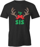 Big Sis Reindeer T-Shirt