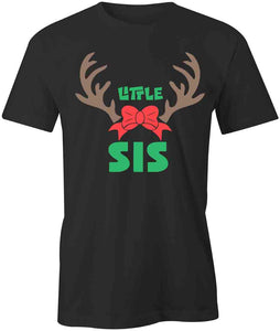 Little Sis Reindeer T-Shirt