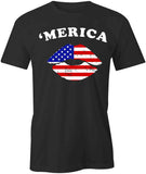 Merica Lips T-Shirt