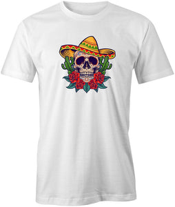 Skull With Sombrero T-Shirt