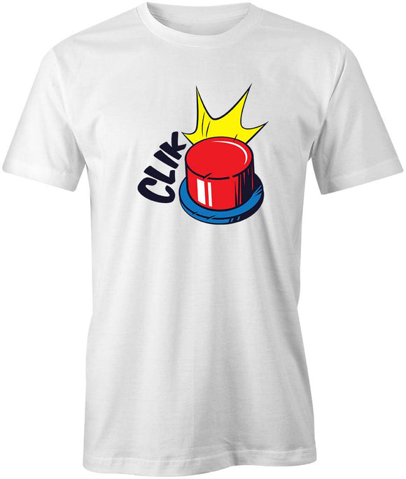 Comic Button Click T-Shirt