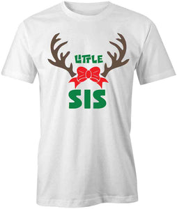 Little Sis Reindeer T-Shirt