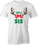 Little Sis Reindeer T-Shirt