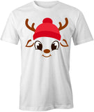 Reindeer Red Hat T-Shirt