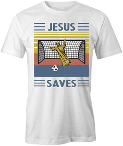 Jesus Saves Soccer T-Shirt