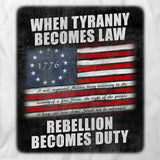 Tyranny Becomes Law T-Shirt