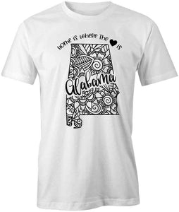 State Mandala - Alabama T-Shirt