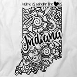 State Mandala - Indiana T-Shirt