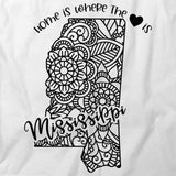 State Mandala - Mississippi T-Shirt